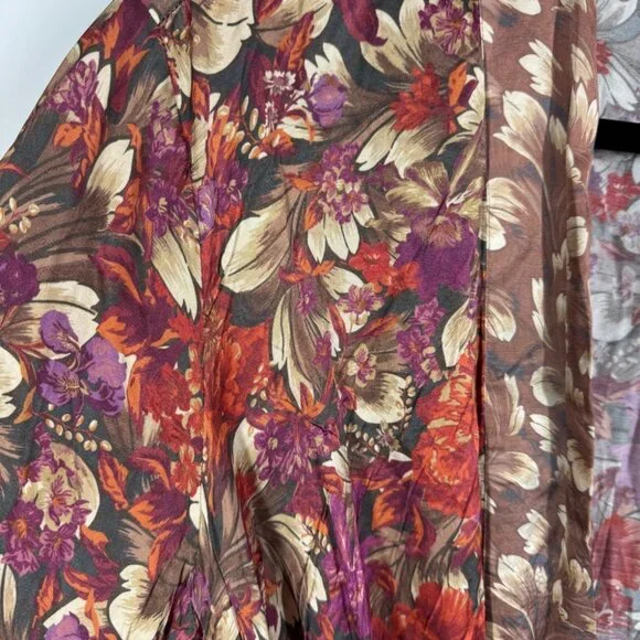 REVOLVE Tell Your Friends Floral Kimono Robe  Size S Boho Sheer Tie Waist - Picture 5 of 14